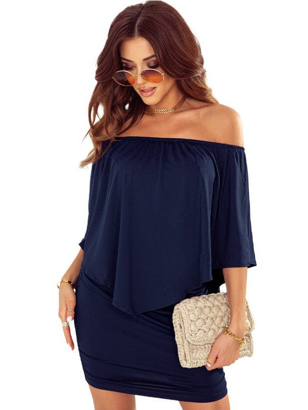 Trendy Backless Tube Dress with High Waist for Plus Size Women