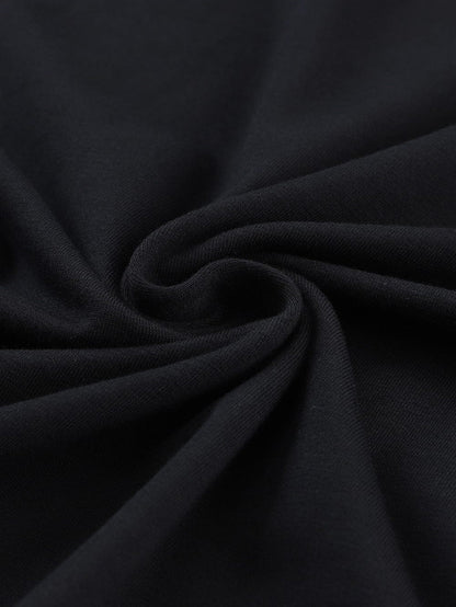 Trendy Black Music Festival Tee Dress with Nashville Vibe