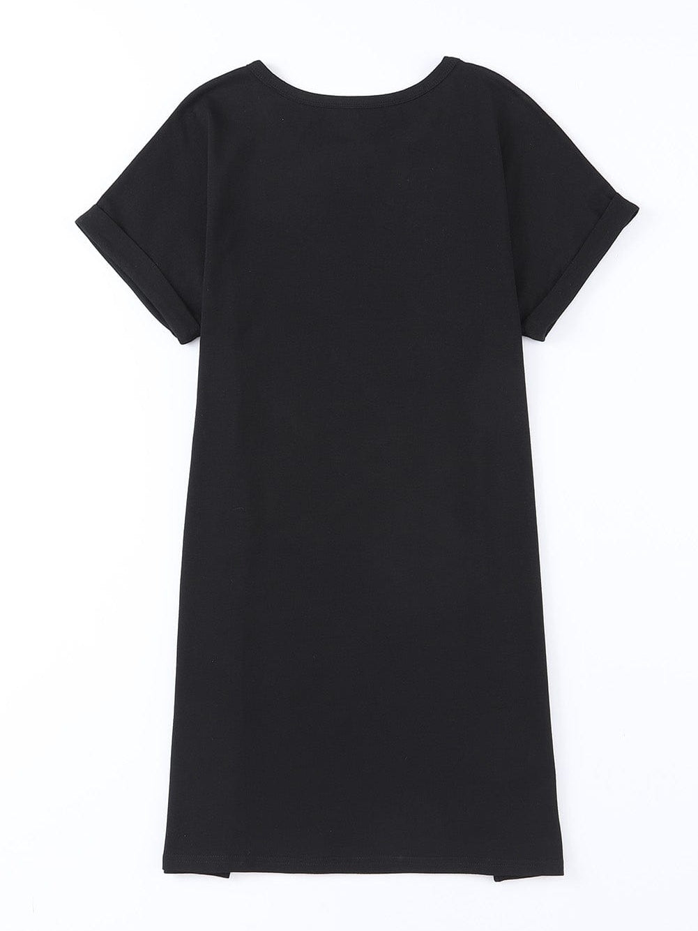 Trendy Black Music Festival Tee Dress with Nashville Vibe