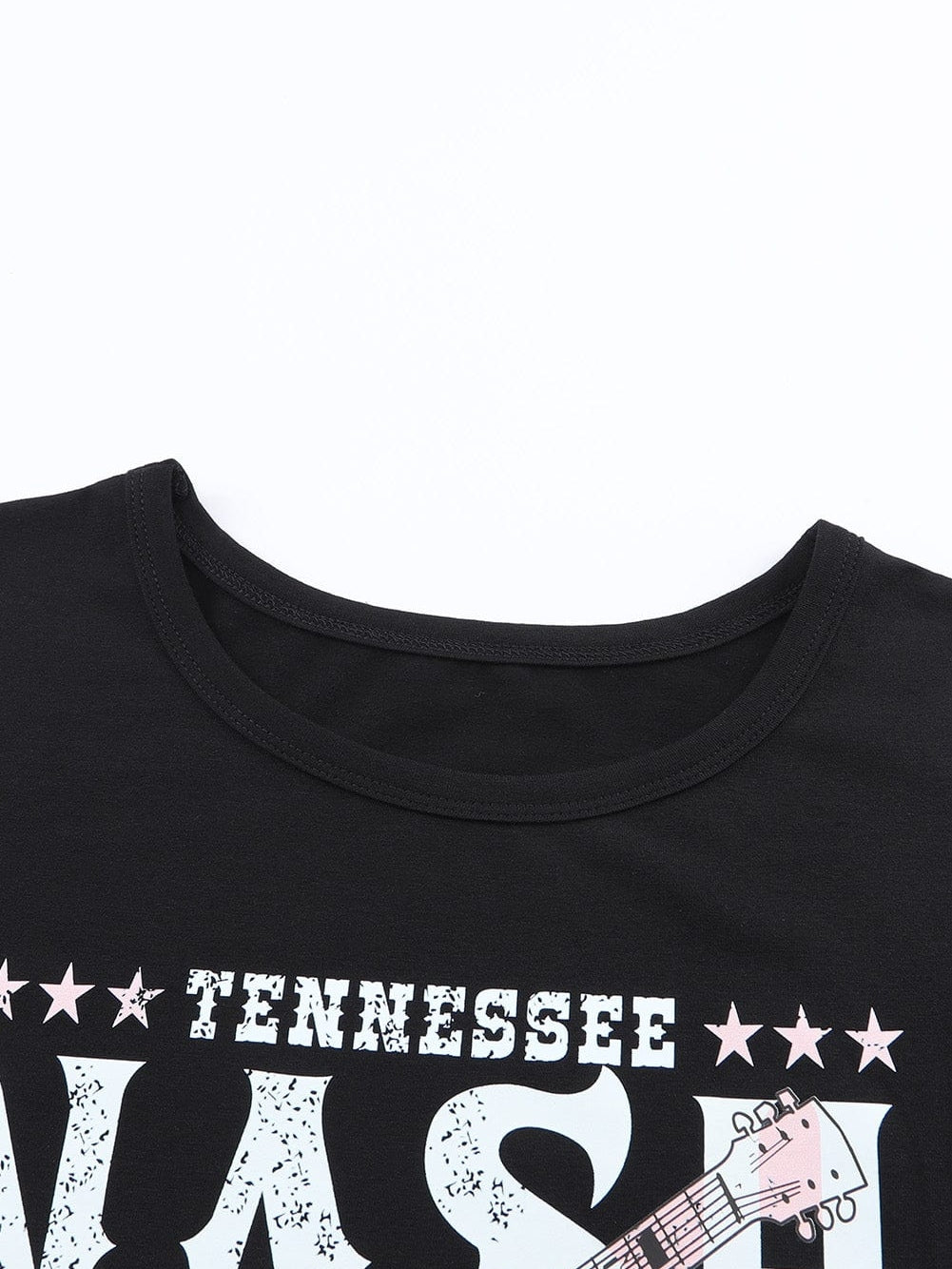 Trendy Black Music Festival Tee Dress with Nashville Vibe