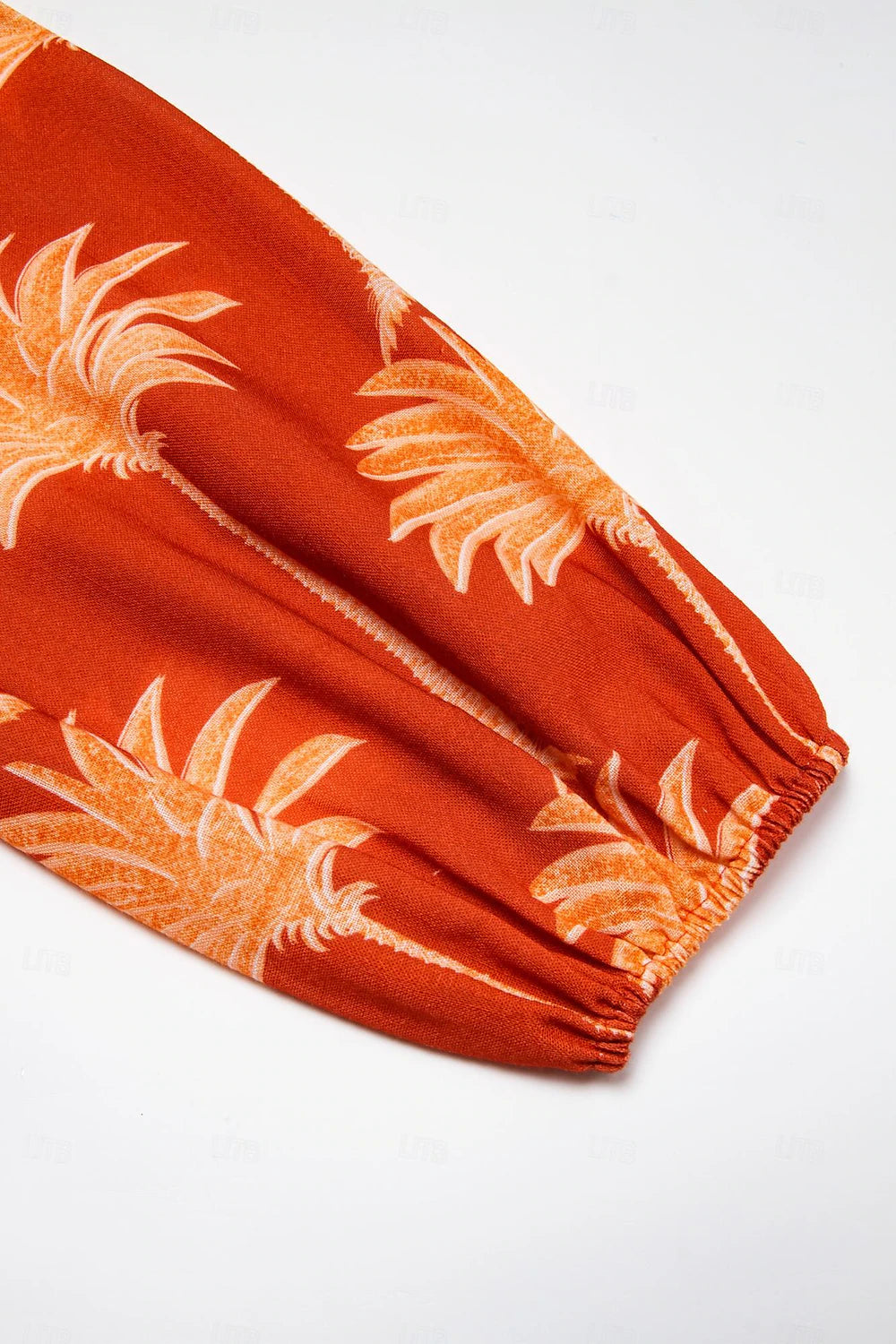 Floral Tassel Fringe V Neck Midi Dress