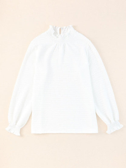 Turtleneck Solid Pullover Long Sleeve Sweater