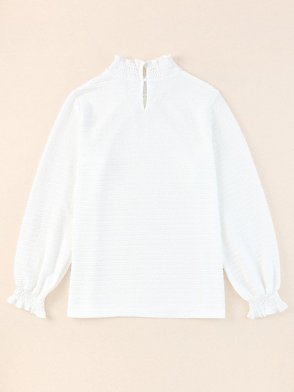 Turtleneck Solid Pullover Long Sleeve Sweater