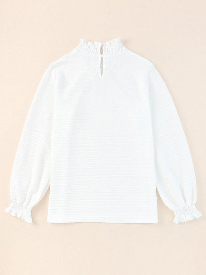 Turtleneck Solid Pullover Long Sleeve Sweater