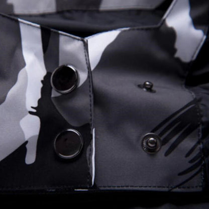 Men's Women's Hoodie Jacket Ski Jacket Outdoor Winter Thermal Warm Windproof Breathable Detachable Hood Windbreaker Winter Jacket for Skiing Camping / Hiking Snowboarding Ski