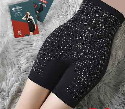 Women's Black color Print Seamless High Waist Going out Undergarments Skinny One size fits all (recommended weight 45-75kg can be worn)
