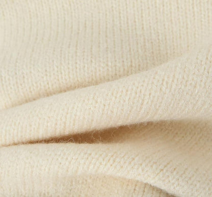 Set with Cropped Turtleneck Sweater Knitted Mini Skirt 2 PCS Sexy Cute Y2K Casual Daily Outfits