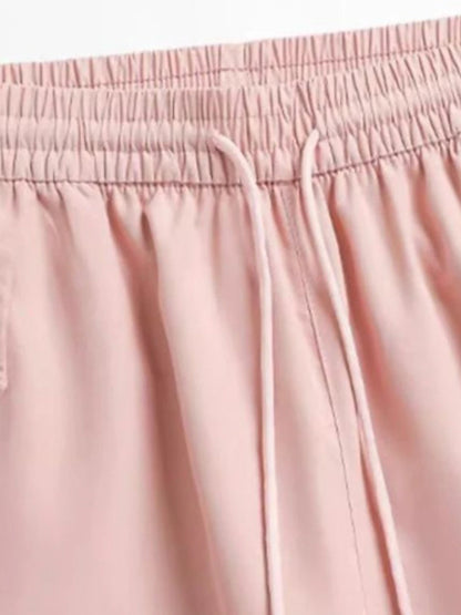 Women's Cargo Pants Polyester Plain Black Pink Fashion High Rise Full Length Street Daily Wear Fall Winter