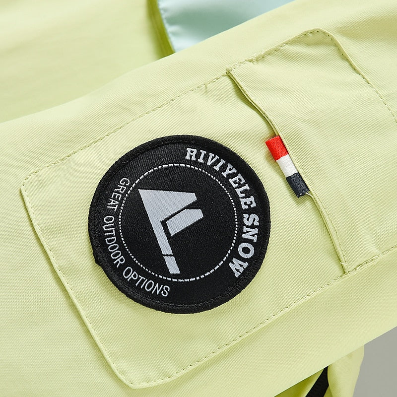 Men's Women's Ski Jacket Outdoor Winter Thermal Warm Windproof Breathable Hooded Windbreaker Winter Jacket for Skiing Camping / Hiking Snowboarding Ski