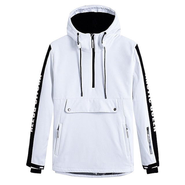 Men's Women's Hoodie Jacket Ski Jacket Outdoor Winter Thermal Warm Windproof Breathable Hooded Windbreaker Winter Jacket for Skiing Camping / Hiking Snowboarding Ski