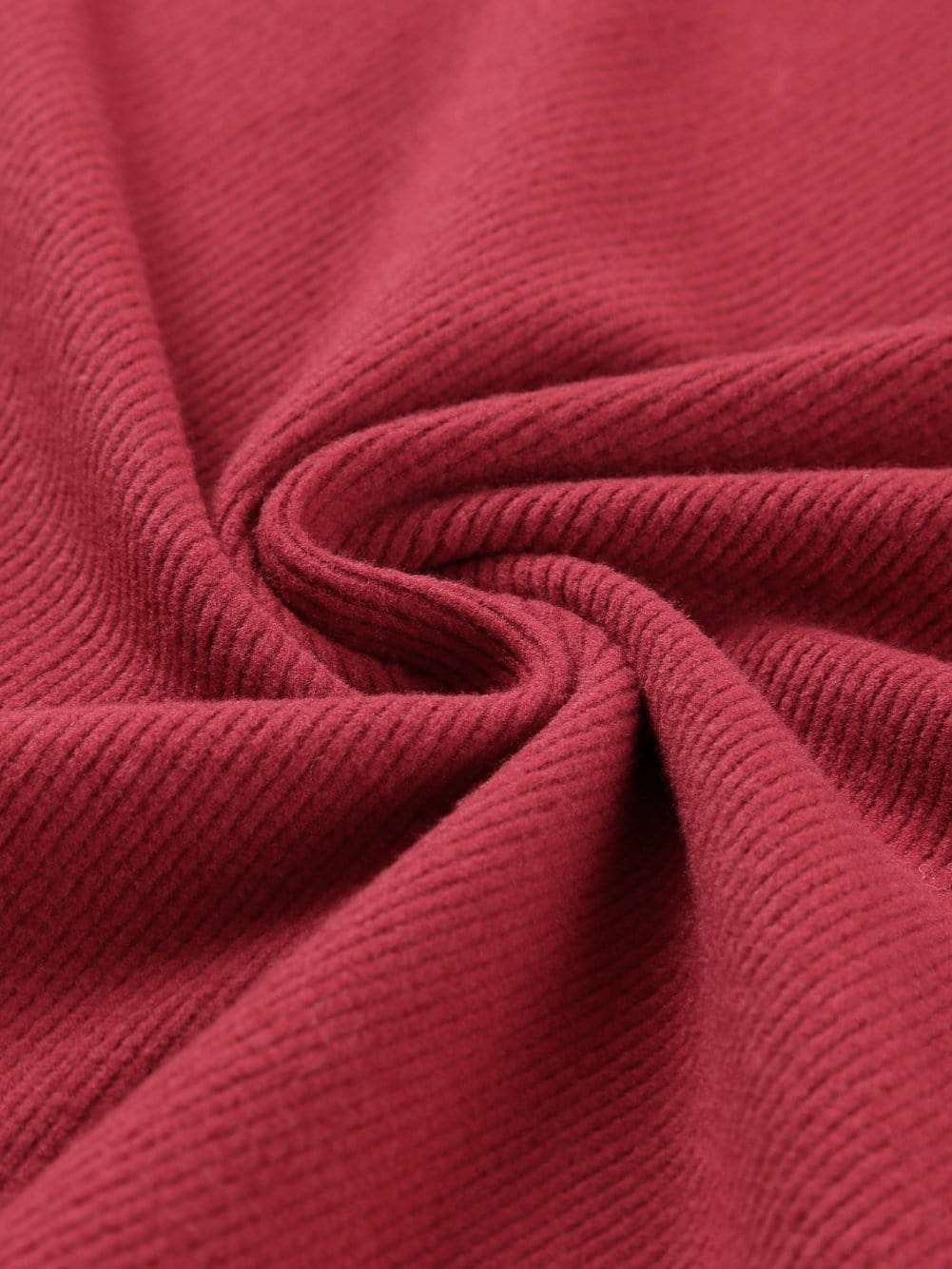 V-Neck Printed Casual Blouse with Long Sleeves