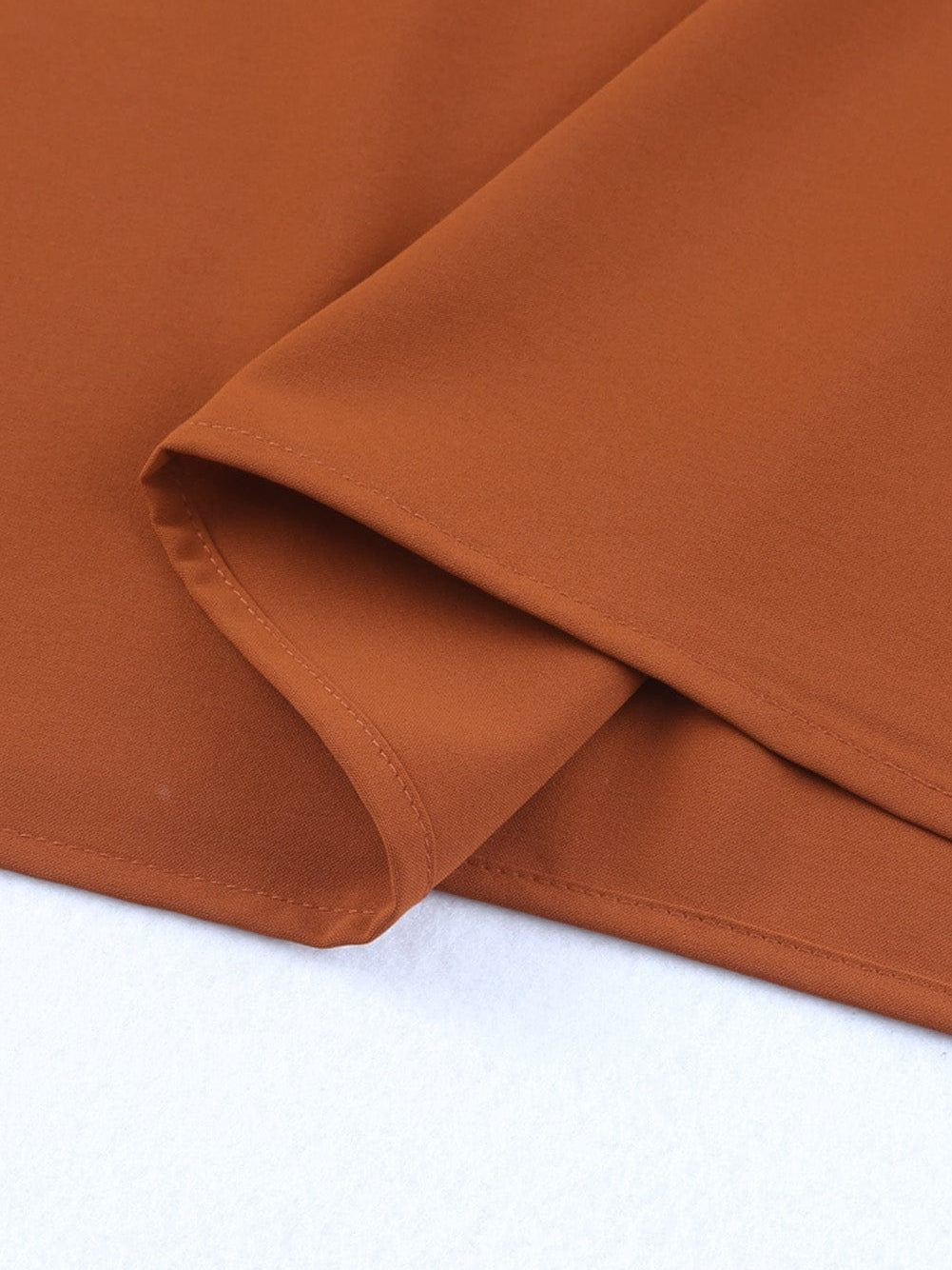 V Neck Ruffle Sleeve Shirt Dress with Split Detail