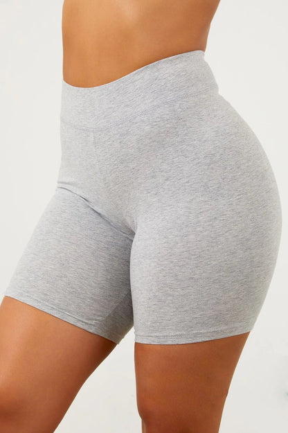 Multi Packs 3pcs Women's Black Shorts Leggings Biker Shorts Elastic Waist Solid Color Daily Weekend Milk Fiber Spring & Summer