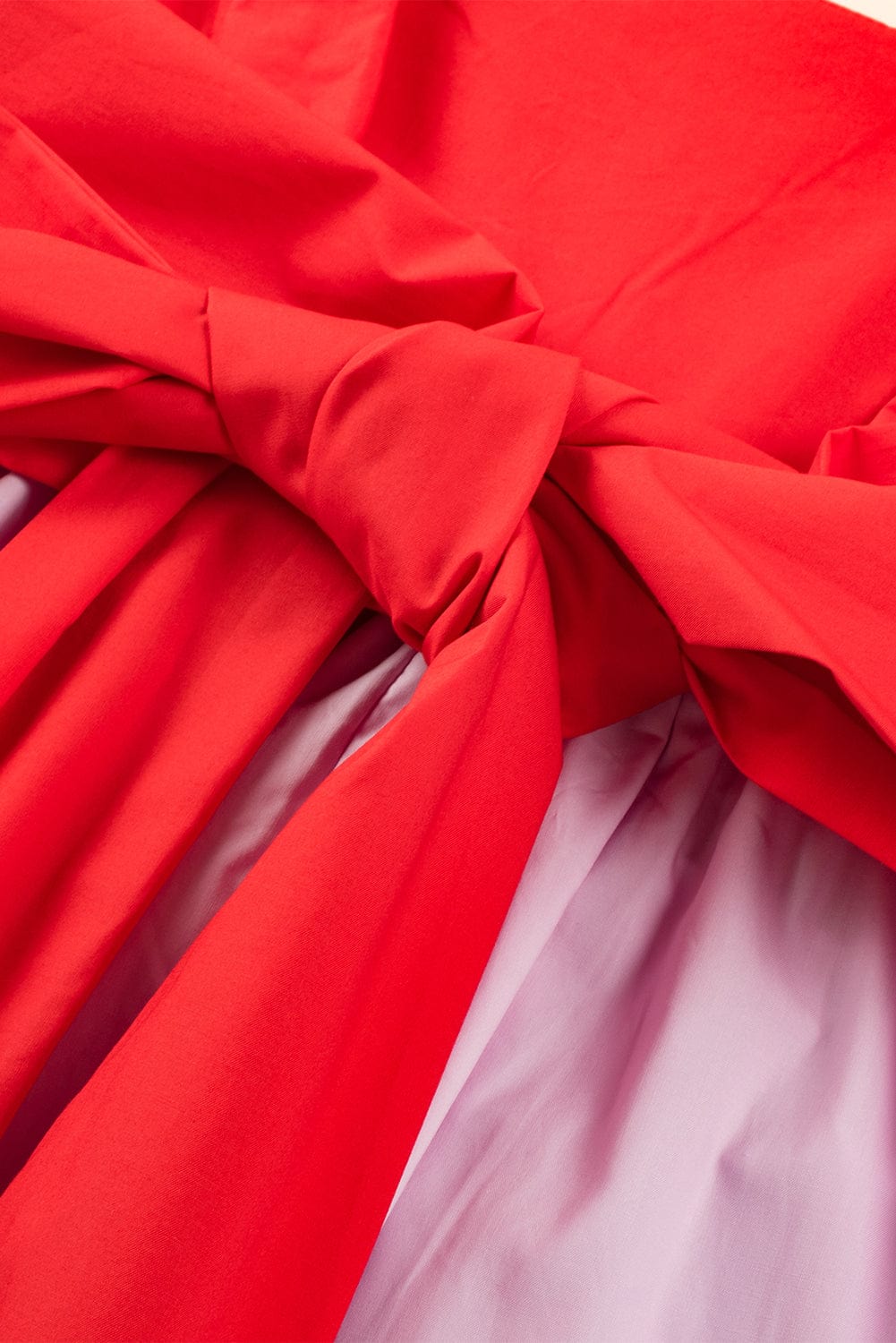 Vibrant Color Block Backless A-Line Summer Dress