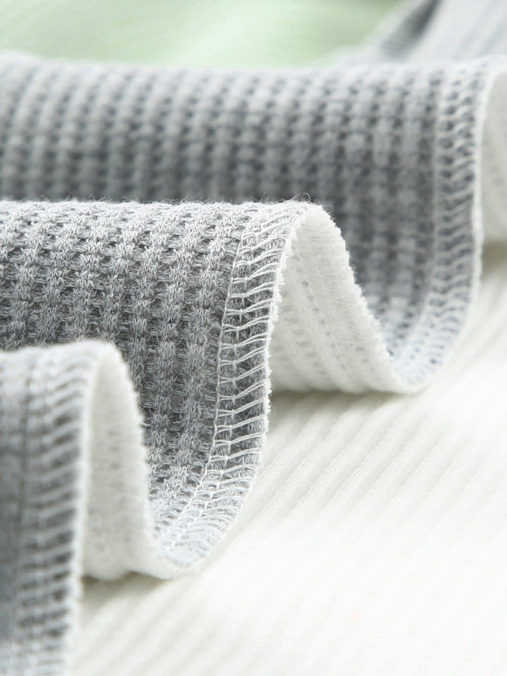 Vibrant Color Block V-Neck Waffle Knit Tank Top