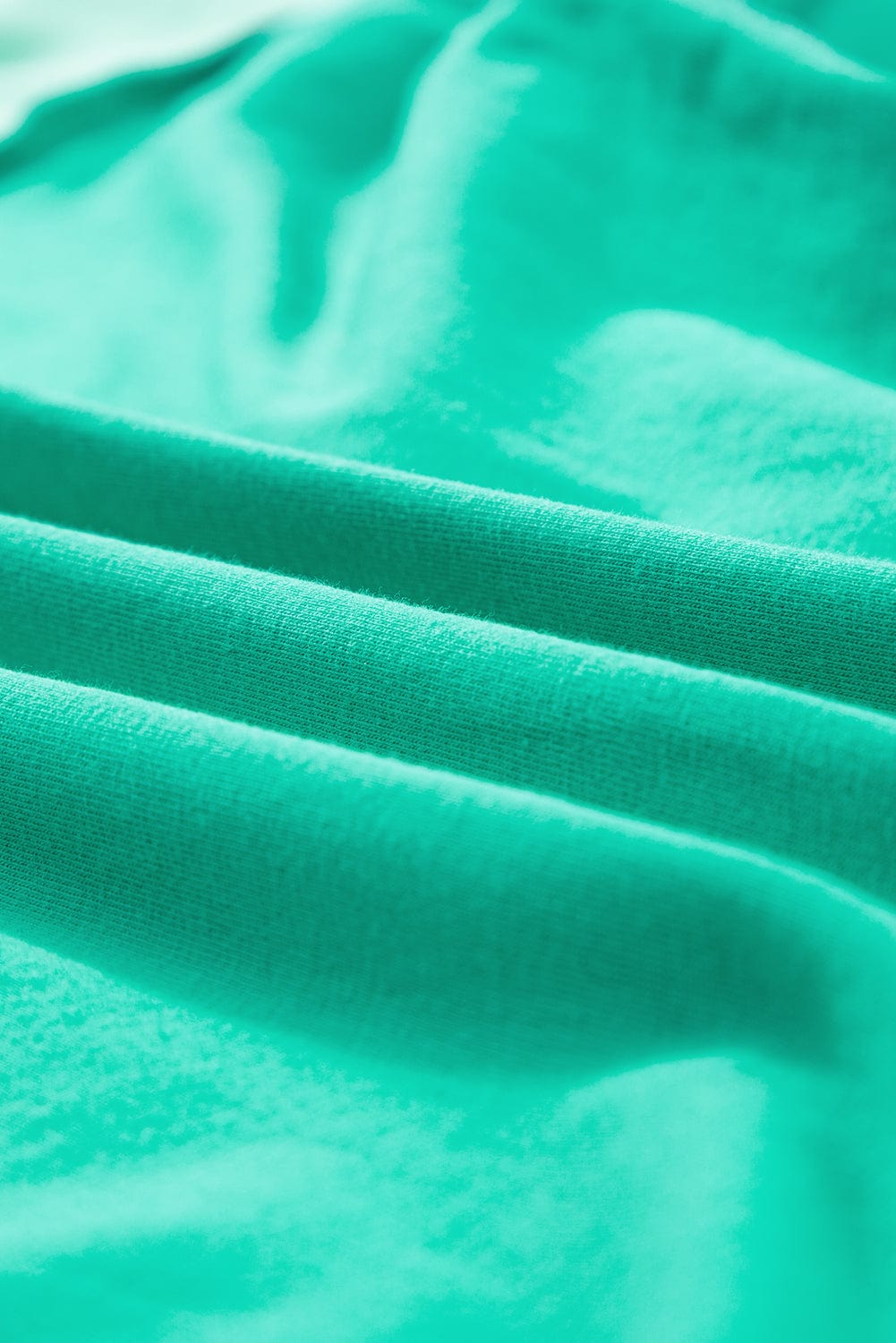 Vibrant Green Half Button Patchwork Tee for Casual Outings