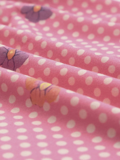 Vibrant Hibiscus Blossom Ruffled Mini Dress