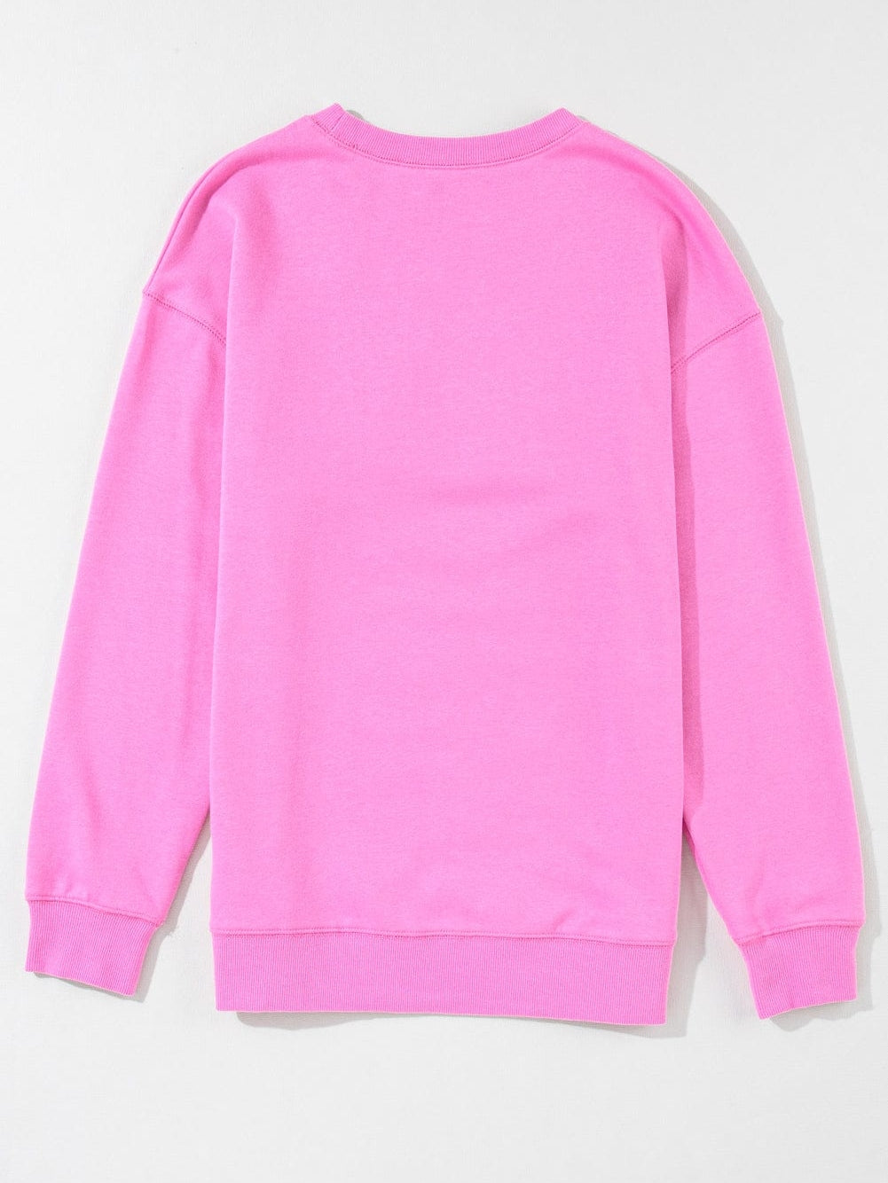 Vibrant Pink MAMA Logo Embossed Cozy Sweatshirt