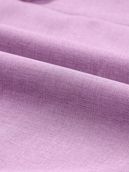 Vibrant Pink Scalloped Ruffle Sleeve Blouse