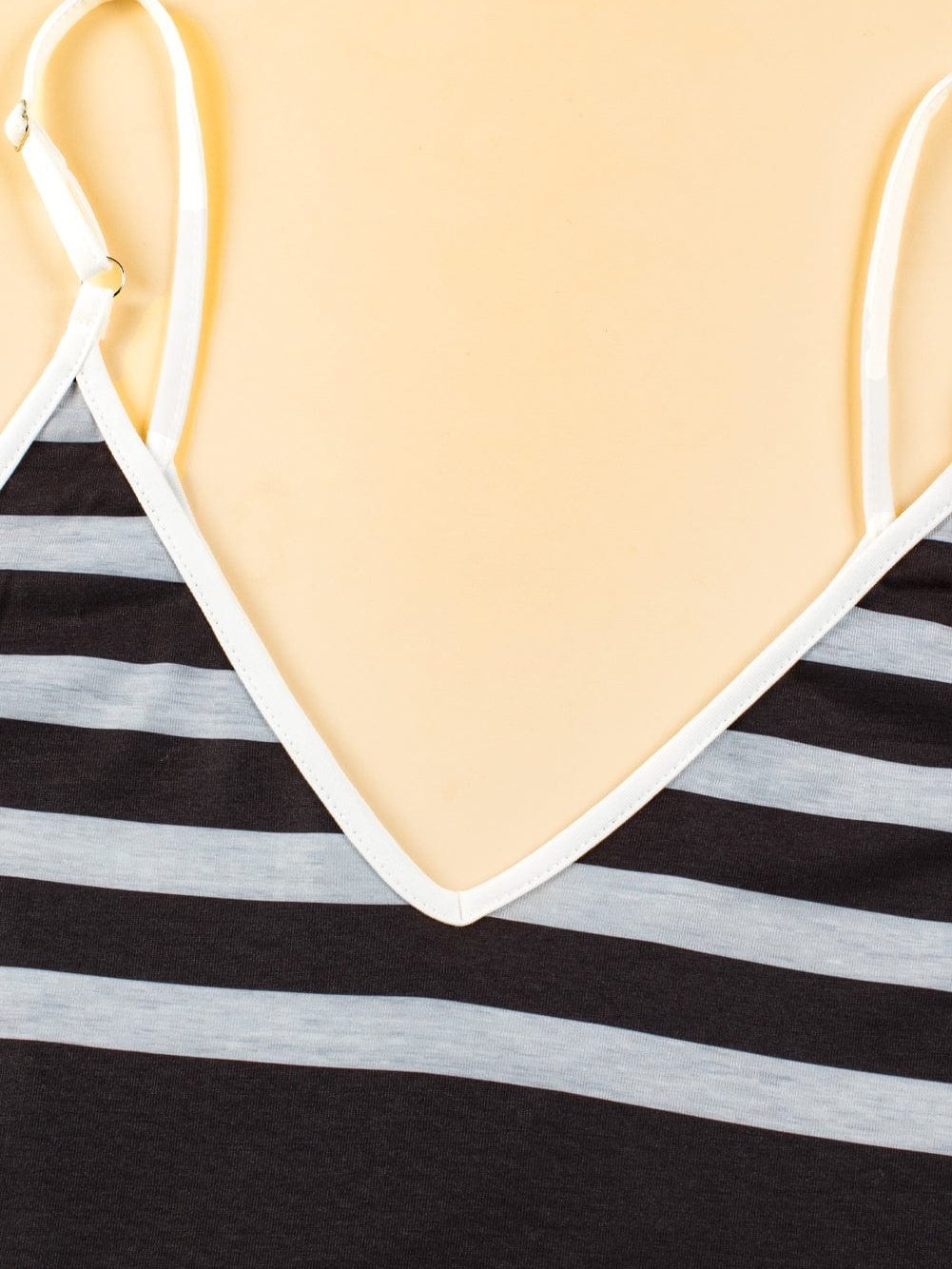 Vibrant Striped Spaghetti Strap Maxi Dress