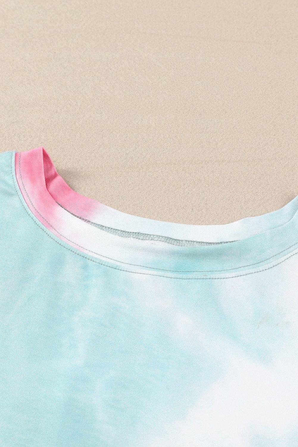 Vibrant Tie Dye Boxy T-Shirt Dress with Side Slits