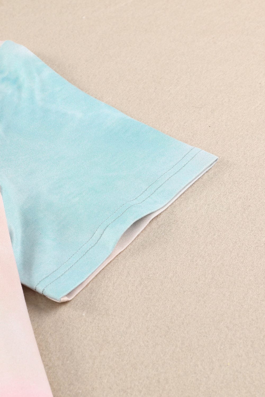 Vibrant Tie Dye Boxy T-Shirt Dress with Side Slits