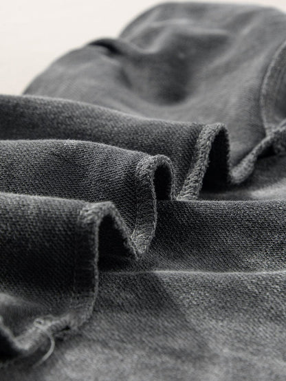 Vintage Mineral Washed Oversized Tee with Exposed Seam Detail