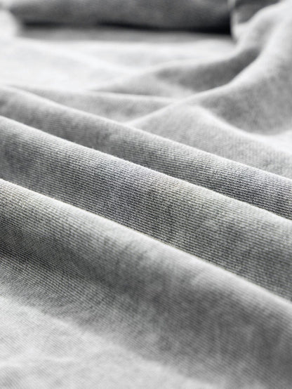 Vintage Mineral Washed Oversized Tee with Exposed Seam Detail