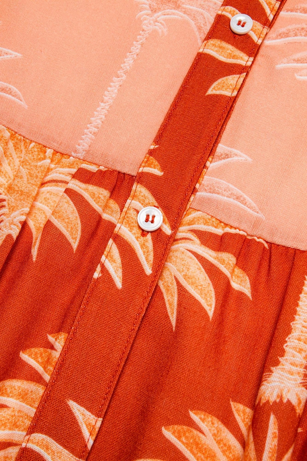 Floral Tassel Fringe V Neck Midi Dress