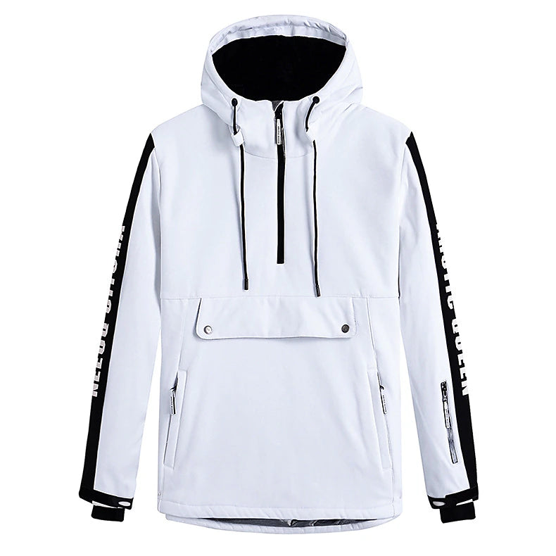 Men's Women's Hoodie Jacket Ski Jacket Outdoor Winter Thermal Warm Windproof Breathable Hooded Windbreaker Winter Jacket for Skiing Camping / Hiking Snowboarding Ski
