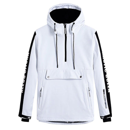Men's Women's Hoodie Jacket Ski Jacket Outdoor Winter Thermal Warm Windproof Breathable Hooded Windbreaker Winter Jacket for Skiing Camping / Hiking Snowboarding Ski