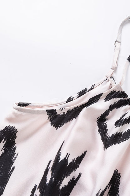 Western Black Aztec Print Maxi Sundress for Summer Vacations