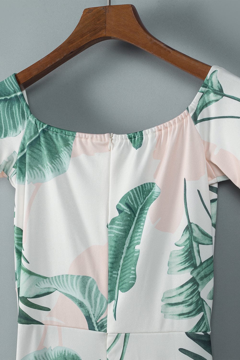 White Blooms Off Shoulder Midi Dress