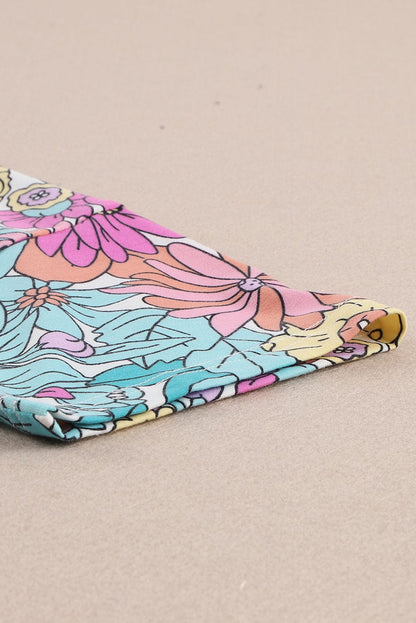 White Floral Patchwork Short Sleeve Tee - Southern Belle Style