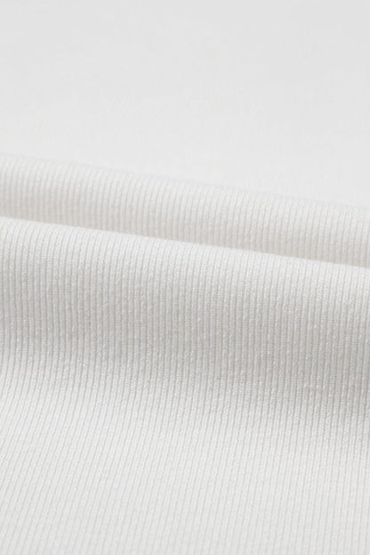 White Ricrac Trim Floral Patchwork Shift Top