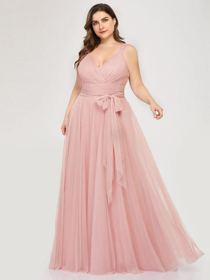 Wholesale Fairy Princess Tulle Bridesmaid Dress for Plus Size Women