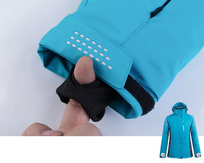 Men's Women's Hoodie Jacket Ski Jacket Outdoor Winter Thermal Warm Adjustable Waterproof Windproof Detachable Hood Windbreaker Winter Jacket for Skiing Camping / Hiking Snowboarding Ski