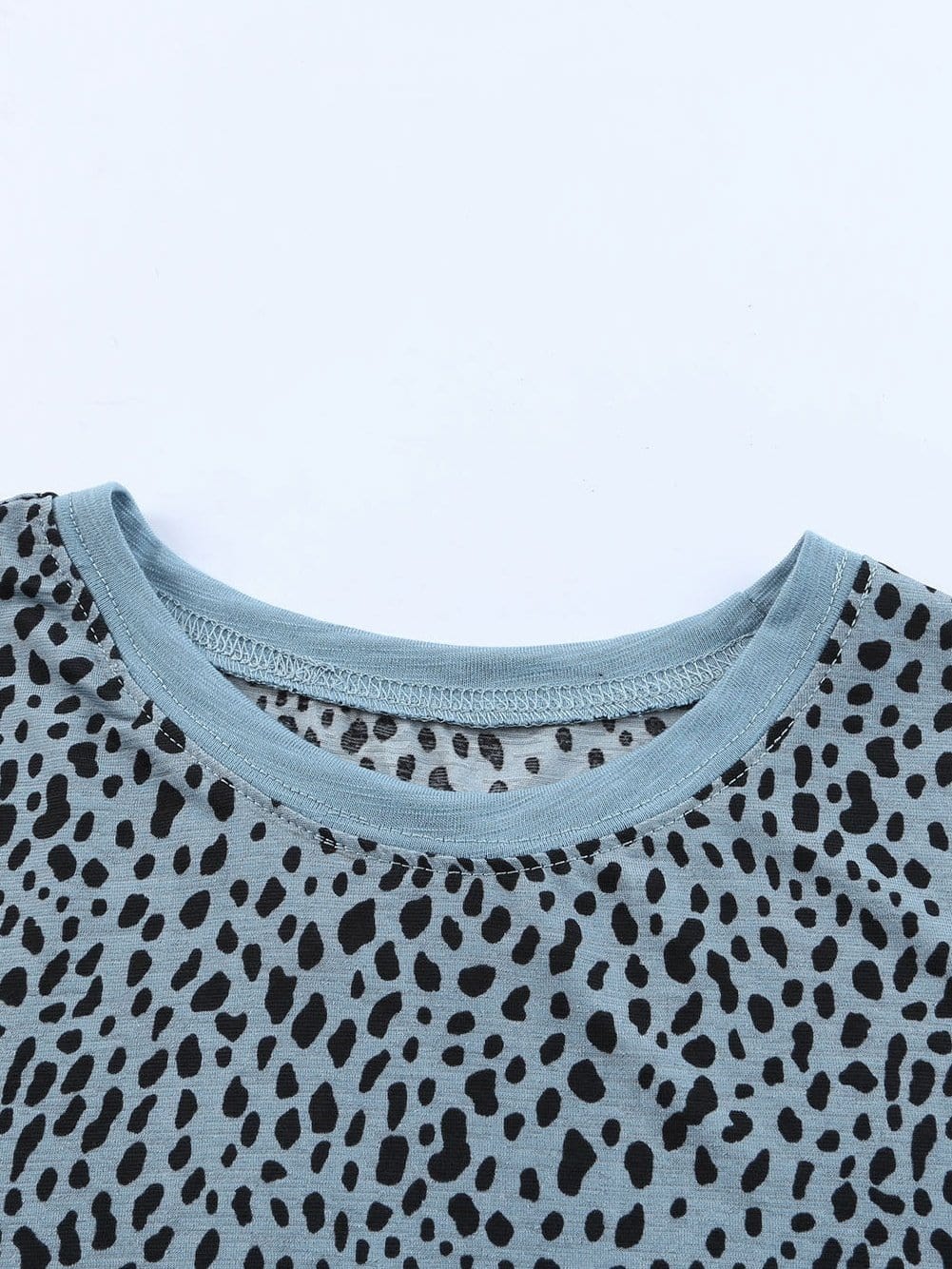 Wild and Neutral Cheetah Print Round Neck T-Shirt