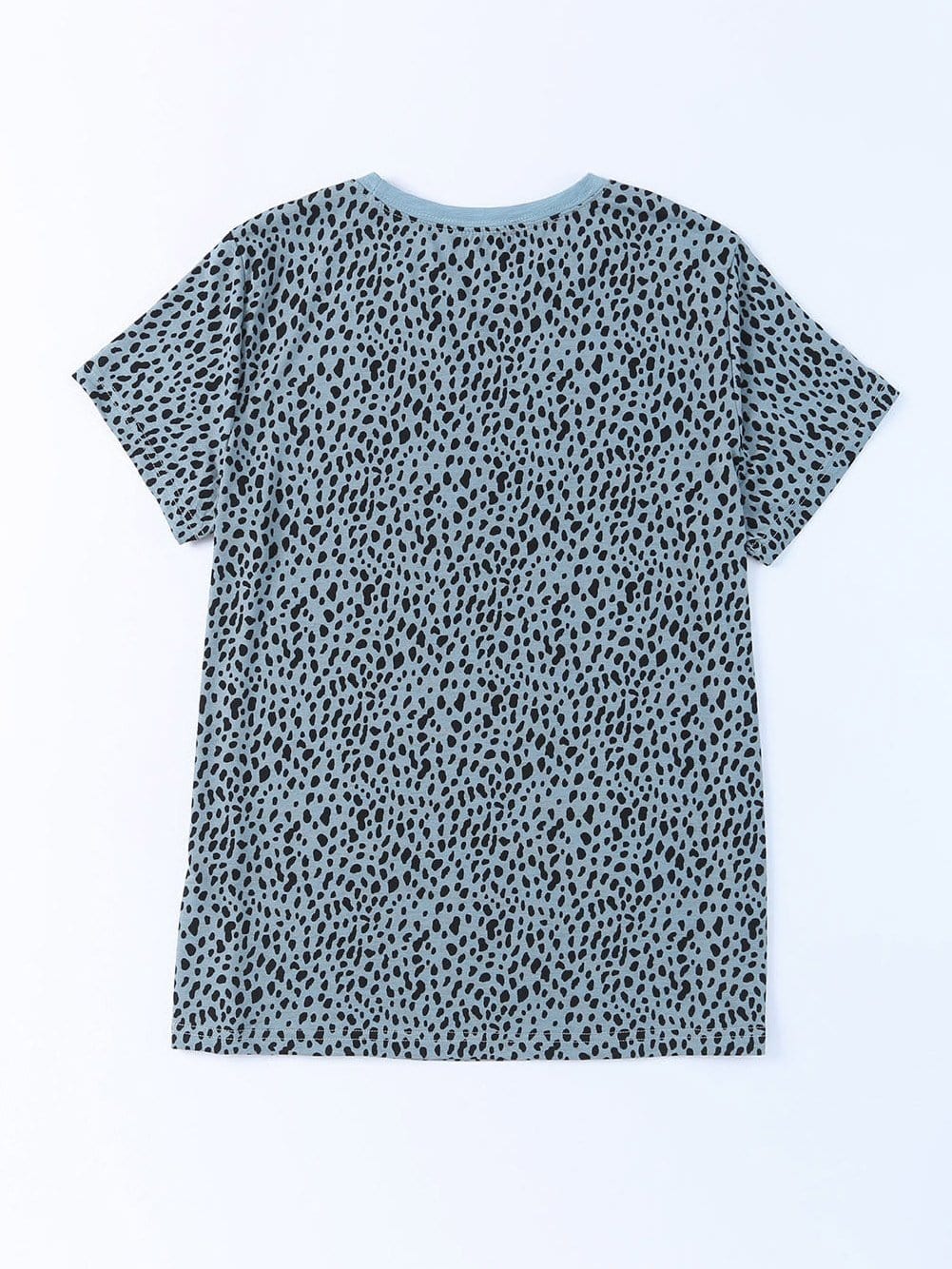 Wild and Neutral Cheetah Print Round Neck T-Shirt