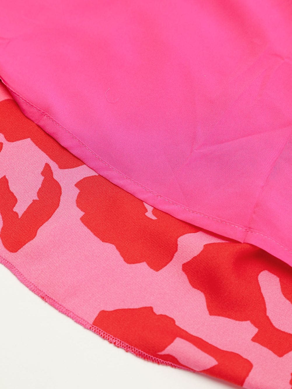 Wild Rose Leopard Print Flounce Sleeve Ruffle Mini Dress