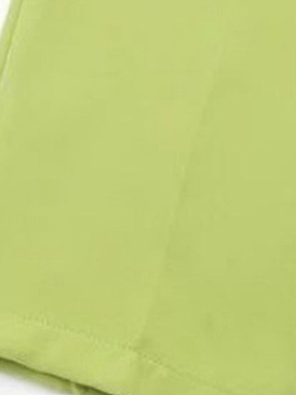 Women's Dress Pants Polyester Solid Color claret Orange red Fashion High Waist Full Length Office Street Fall Winter