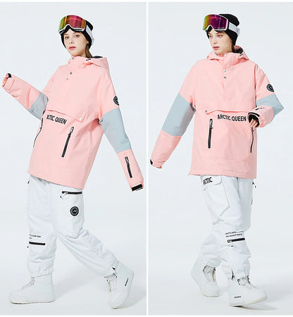 Men's Women's Hoodie Jacket Ski Jacket Outdoor Winter Thermal Warm Waterproof Windproof Breathable Hooded Windbreaker Top for Skiing Camping / Hiking Snowboarding Ski