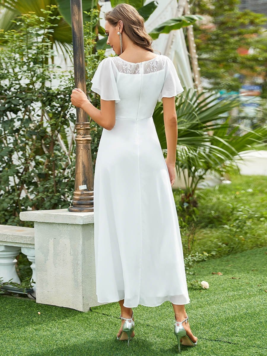 Women's Elegant Boat Neck A-Line Midi Dress