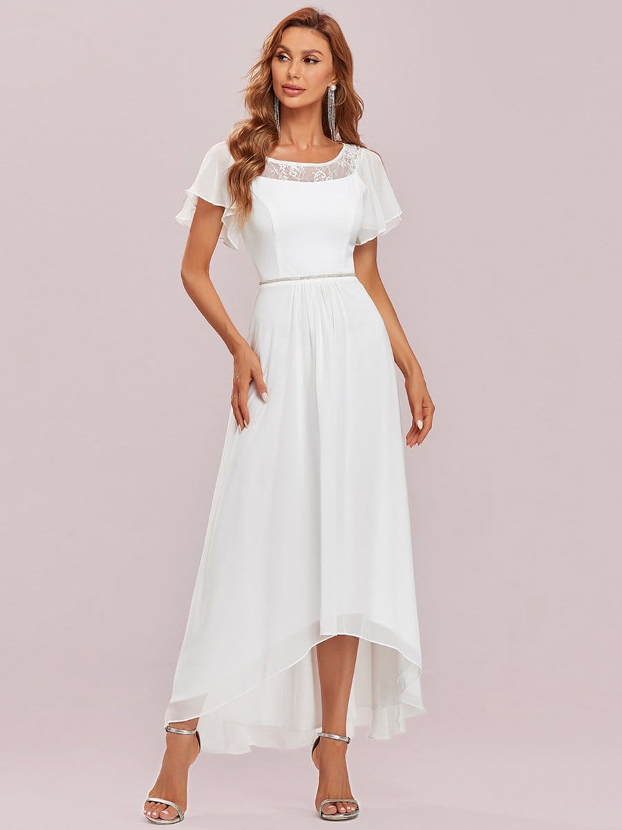 Women's Elegant Boat Neck A-Line Midi Dress