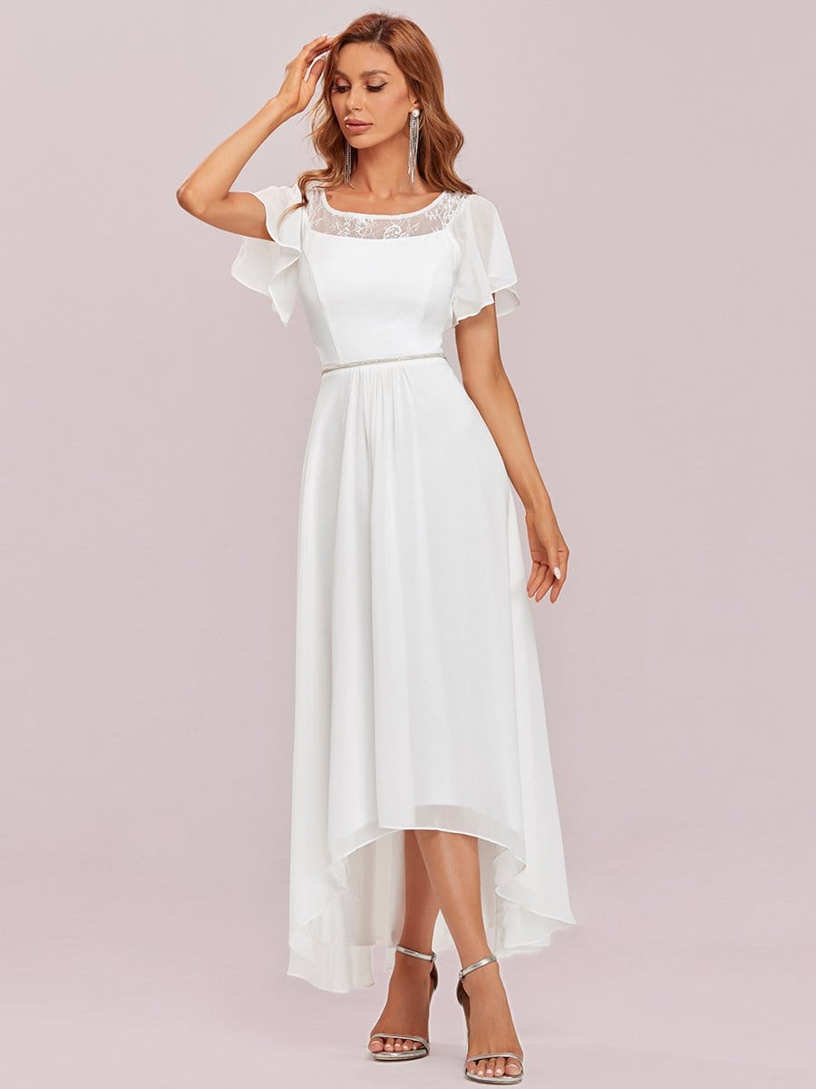 Women's Elegant Boat Neck A-Line Midi Dress