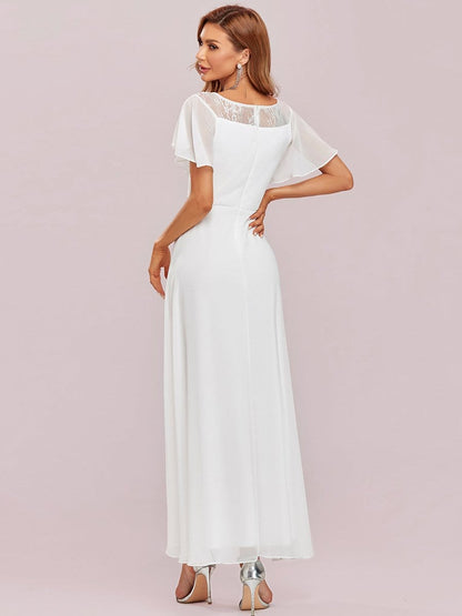 Women's Elegant Boat Neck A-Line Midi Dress