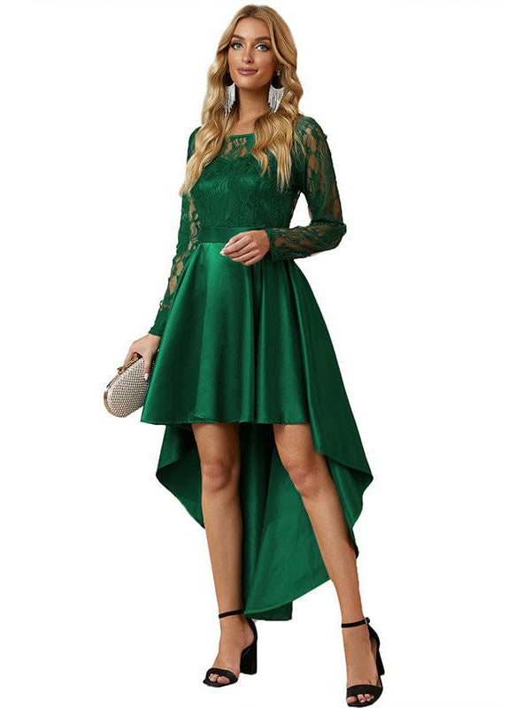 Women's Lace Collage Corset Swing Dress