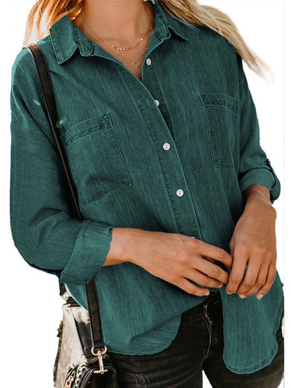 Casual Versatile Loose Long Sleeve Blouse