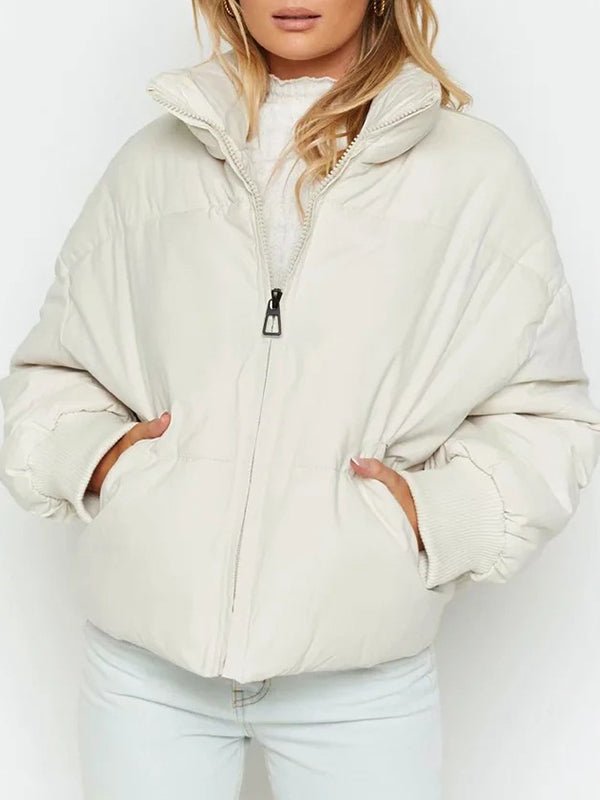 Solid Loose Short Down Jacket