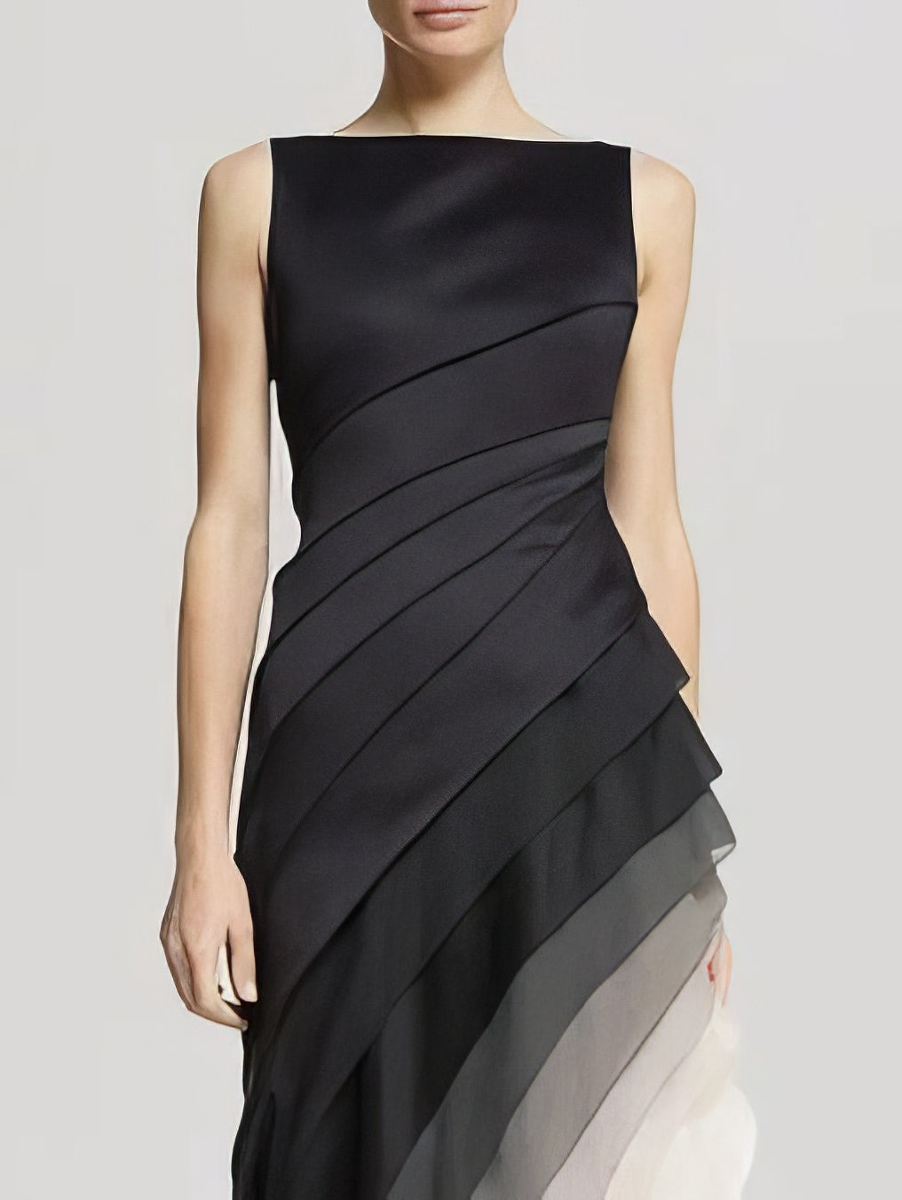 Maxi Dresses - Ombre Layered High Waist Irregular Dress - MsDressly